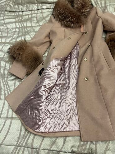 kasmir paltolar: Palto 38 ölçü təbii mex, 2-3defe geyinilib — 1