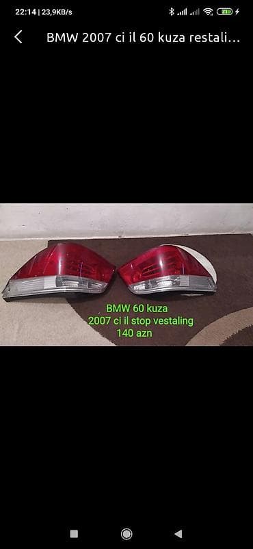 Bmw ucun restaling arxa stop diodnan cutu 80 azn 60 kuza tayvand bir lalafo.az -da Bmw ucun restaling arxa stop diodnan cutu 80 azn 60 kuza tayvand bir