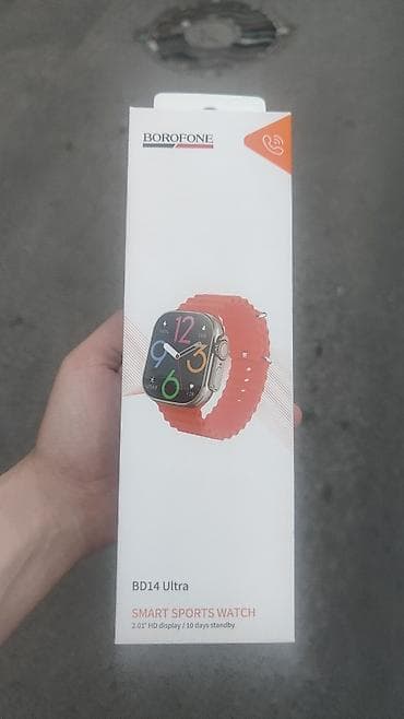 Smart saatlar: Smart saat, Borofone, Sensor ekran, rəng - Narıncı — 2