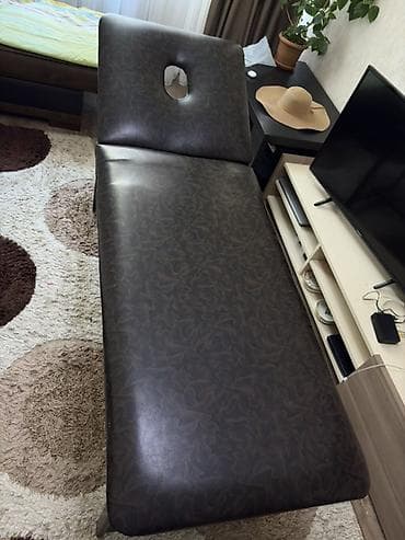 salon stol: Masaj/Psixoterapiya üçün tənzimlənən masaj masası - Material: tünd — 3