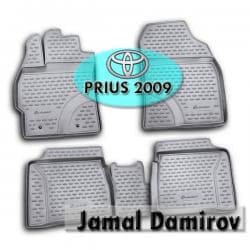 резиновые коврики: Коврики в салон TOYOTA Prius 2009 üçün poliuretan ayaqaltılar Bundan — 1