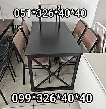 nabor açar: Mətbəx üçün, Yeni, Açılmayan, Dördbucaq masa, 4 stul — 8