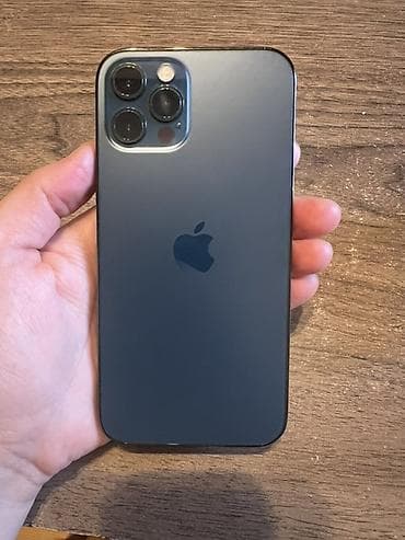 iphone dubai version: IPhone 12 Pro, 128 GB, Pacific Blue, Simsiz şarj — 1