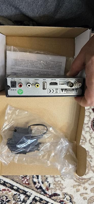 tv arxasi: K@TV 1 AG-710CL DVB-C MPEG4 rəqəmsal TV qəbuledicisi Xüsusiyyətlər: - — 2