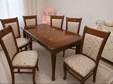 077 613 12 74. Yemək otağı üçün klassik dəst - Tərkib: 1 ədəd — 2