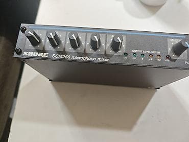 audio mikser: Shure SCM268 Microphone Mixer - 4 kanallı mikrofon mikseri – hər — 2