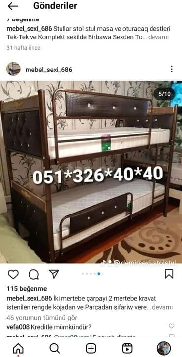 tek çarpayı: Oğlan və qız üçün, Yeni, Çarpayı, Matras ilə, Siyirməsiz — 7