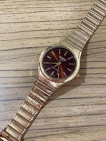 Qol saatları və aksesuarlar: Qol saatı, Timex, rəng - Qızılı — 1