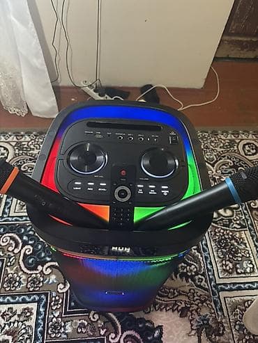 Hofman Karaoke funksiyalı portativ partnyor akustik sistemi - İki