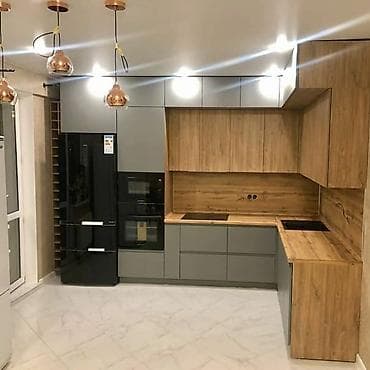 metbext mebeleri: Sifarişlə mətbəx dəsti, Özü çəkən petlələr, Mat laminat, Kredit yoxdur, Rayonlara çatdırılma, Pulsuz çatdırılma — 6