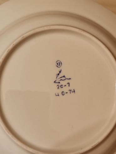 Boşqablar, Farfor, SSRİ