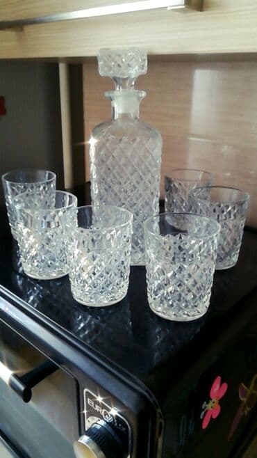 gurcu xengeli satisi: Rəng - Ağ, Xrustal, 7, 1 l, SSRİ — 6