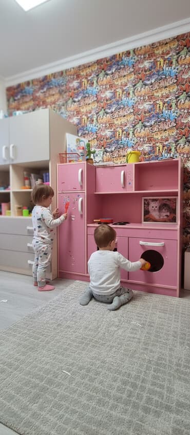 Uşaq üçün oyuncaq mətbəx dəsti - Rəng: çəhrayı, ağ tutacaqlar - lalafo.az -da Uşaq üçün oyuncaq mətbəx dəsti - Rəng: çəhrayı, ağ tutacaqlar -