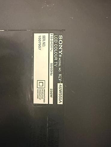 televizor bezekleri: İşlənmiş Televizor Sony LCD Ünvandan götürmə — 10