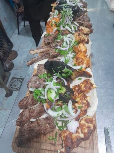 manqal kamin: Böyük həcmli bu sənaye tipli kabab manqalı restoranlar, kafelər və ya — 5