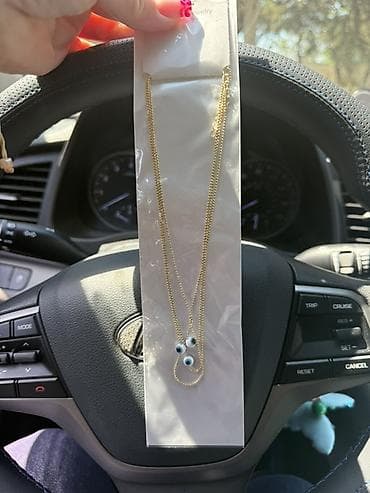 bil: Zinət dəsti – moda boyunbağılar - Material: zərif metal ərintisi — 3