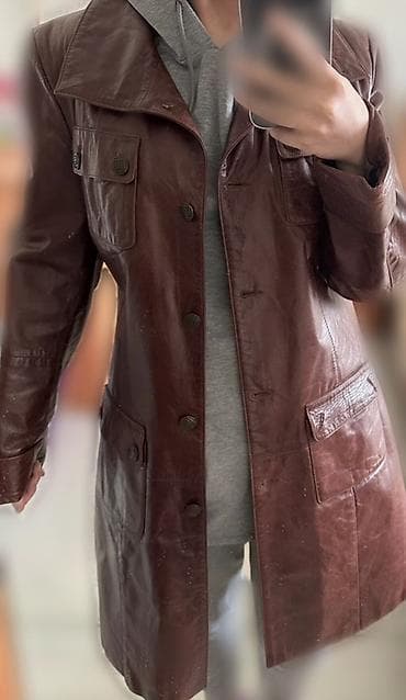 Qadınlar üçün uzun dəri plaş/kaban Material: həqiqi təmiz dəri lalafo.az -da Qadınlar üçün uzun dəri plaş/kaban Material: həqiqi təmiz dəri