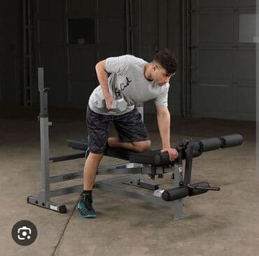 ştanq qrifi: Çoxfunksiyalı trenajor skamyası – ştanq üçün rekli (inklinasiya) və — 6