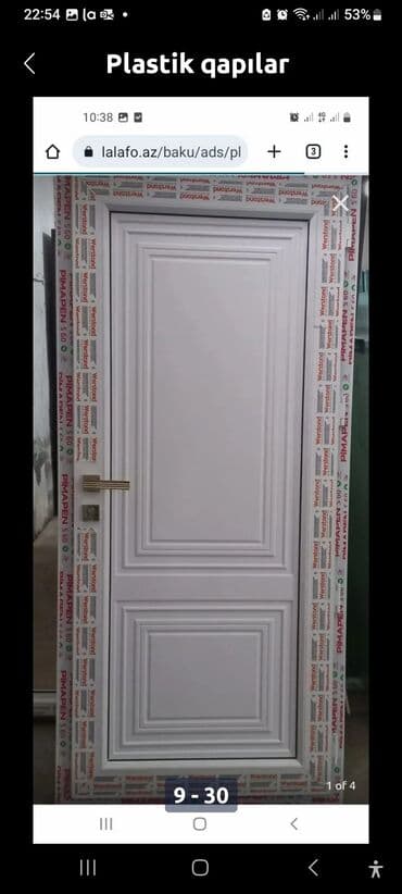 ucuz plastik qapi pencere: Yeni Plastik qapı Zamok və çərçivə ilə, Zəmanətli, Pulsuz quraşdırma, Rayonlara çatdırılma, Pulsuz çatdırılma, Ödənişli çatdırılma — 11