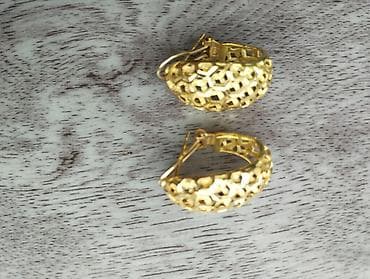 qizil satilir: Sırğa, Sarı qızıl, 750 Əyar, 12 g — 7