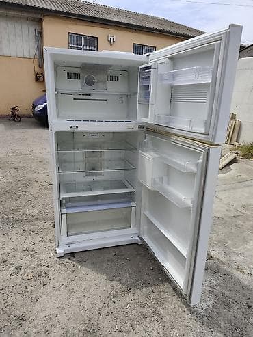 nofros: İşlənmiş 2 qapılı LG Soyuducu Satılır, rəng - Ağ, Dispenserli — 3