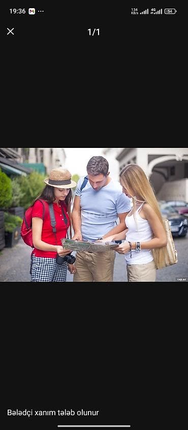 Bələdçi xanım tələb olunur