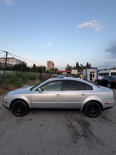 bmw e46 stop: Volkswagen Passat B5 sedan - Gümüşü rəng, qara rəngli disklər - — 3