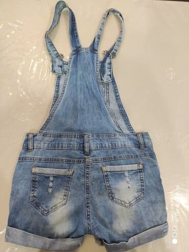 детские трикотажные брюки: Комбинезон, Для девочек, 10 - 12 лет — 2