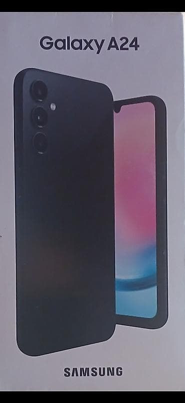 Samsung Galaxy A24 4G, 128 GB, rəng - Qara, Zəmanət