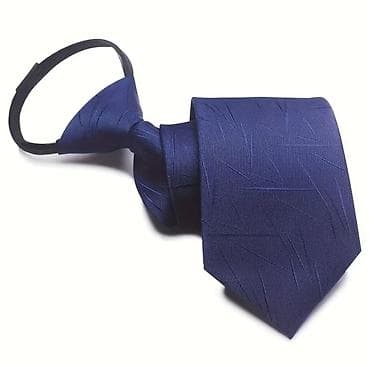 Kişi üçün hazır düyünlü, fermuarlı qalstuk - Model: Zip-qalstuk — 3