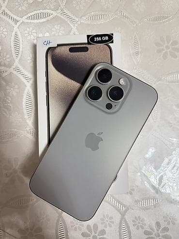 IPhone 15 Pro, 256 GB, Graphite, Face ID