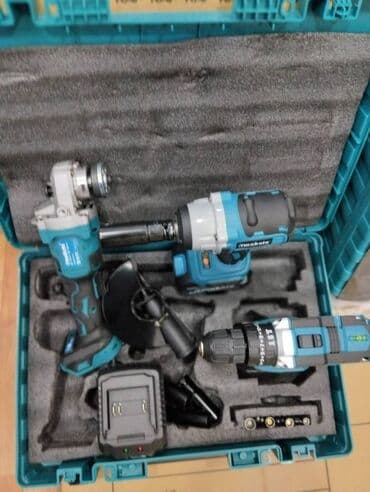 alət çantası: Yeni Drel dəsti, ədəd: 3, Drel-şurupaçan — 1