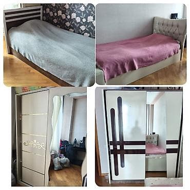 yataq desti 2020: 2 eded dolab 2 eded yataq dest 440₼ .Ayri ayri her bir dest 220₼ — 1