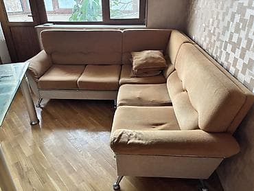 islenmis divan: Угловой диван, Б/у, Нераскладной — 2