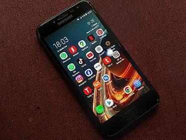 samsung e200: Samsung Galaxy J2 Pro 2018, 16 GB, rəng - Qara, Zəmanət, Düyməli, Sensor — 4
