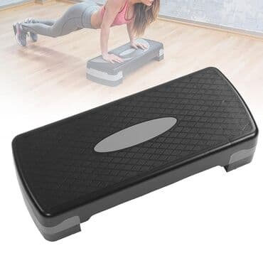 çənə rezini: Aerobika step. Materialı keyfiyyətli plasmasdir. Metrolara və — 2