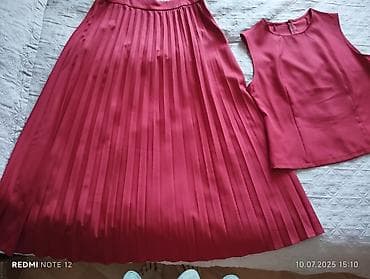 desd paltarlar: Qadınlar üçün iki hissəli dəst – tünd çəhrayı (qızılgül çaları). - — 3