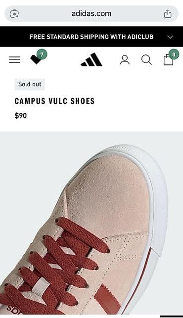 adidas 990: Məhsul: adidas Originals Campus Vulc Shoes Ölçü: EU: 42 US: M 9 / W — 4