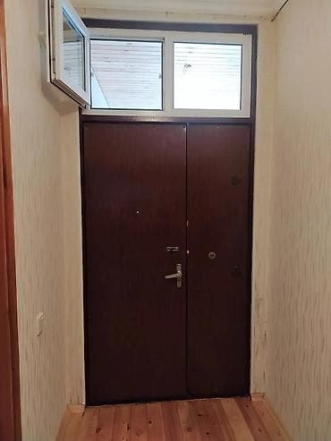 qapi: Dəmir giriş qapısı və üst transom pəncərə dəstəsi. - Material: möhkəm — 1