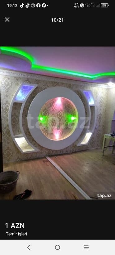 споты потолочные в баку: Təmir tikinti kafel metlax, rəngsaz, alciban suvaq santexnika və — 27