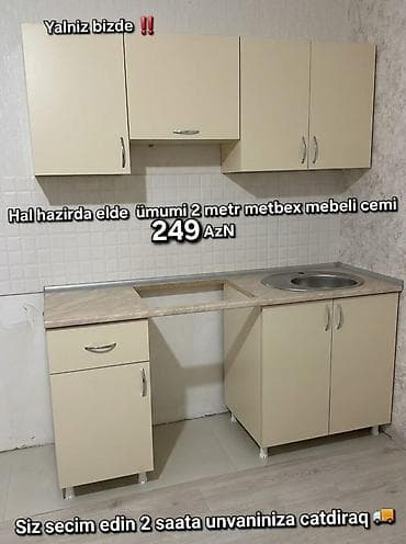 &amp;Sara Hal hazirda metbex mebellerimiz endirimle 280 azn deil cemi