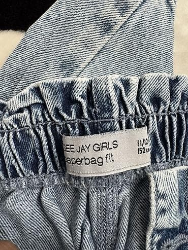 klassik şalvar: Uşaq qız üçün 2 ədəd cins şalvar dəsti - Marka/model: - Zara — 2