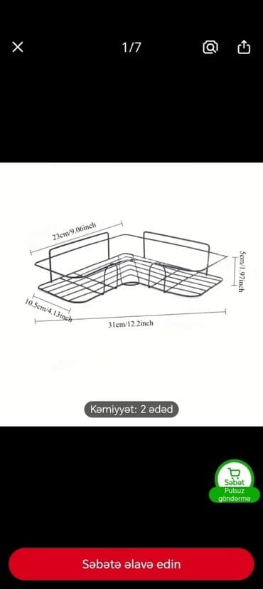 Dekorativ divar panelləri: Paslanmir Hamam aksesuari. olcusu 24*24. Sumqayit — 2