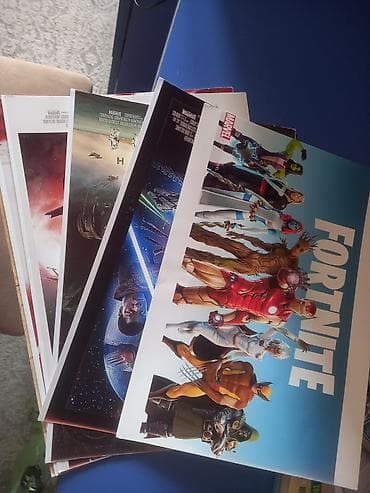 - Poster və afişa dəsti - Mövzular: Fortnite (Marvel krossover — 1