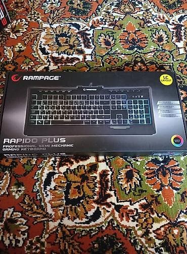 Rampage Rapido Plus yarı-mexaniki peşəkar oyun klaviaturası - Model