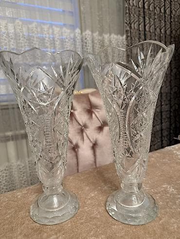 Набор ваз, Хрусталь