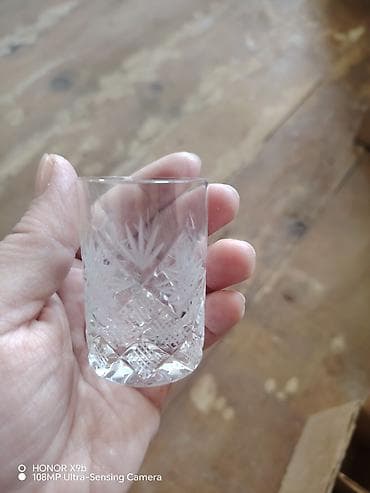 Rümkalar, rəng - Ağ, Şüşə, 6 ədədli dəst, Çexiya