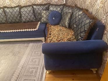 balis: Künc divan dəsti – klassik üslub, zərif detallar - Forma: L-şəkilli — 4