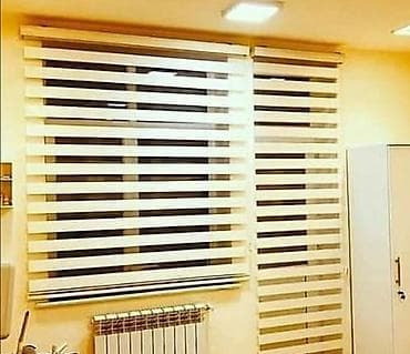 pec radiatoru: Zebra jalüz pərdələr - İşıq keçirmə dərəcəsini tənzimləyən ikiqat — 3