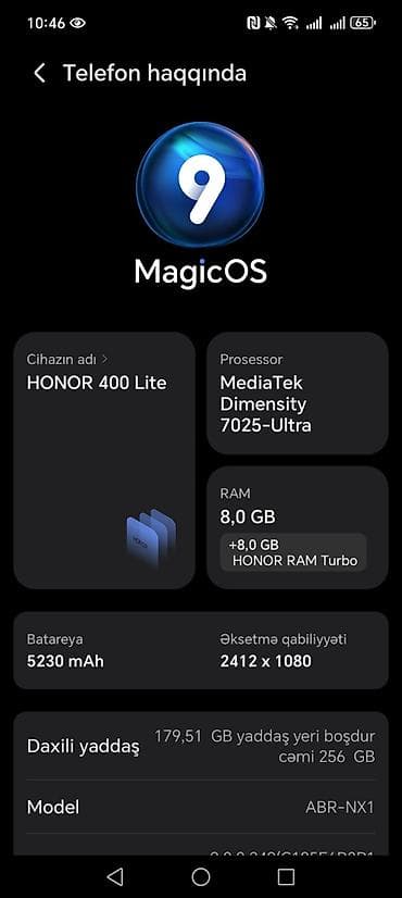 usb wifi anten: Honor 256 GB, rəng - Qara, Sensor — 5
